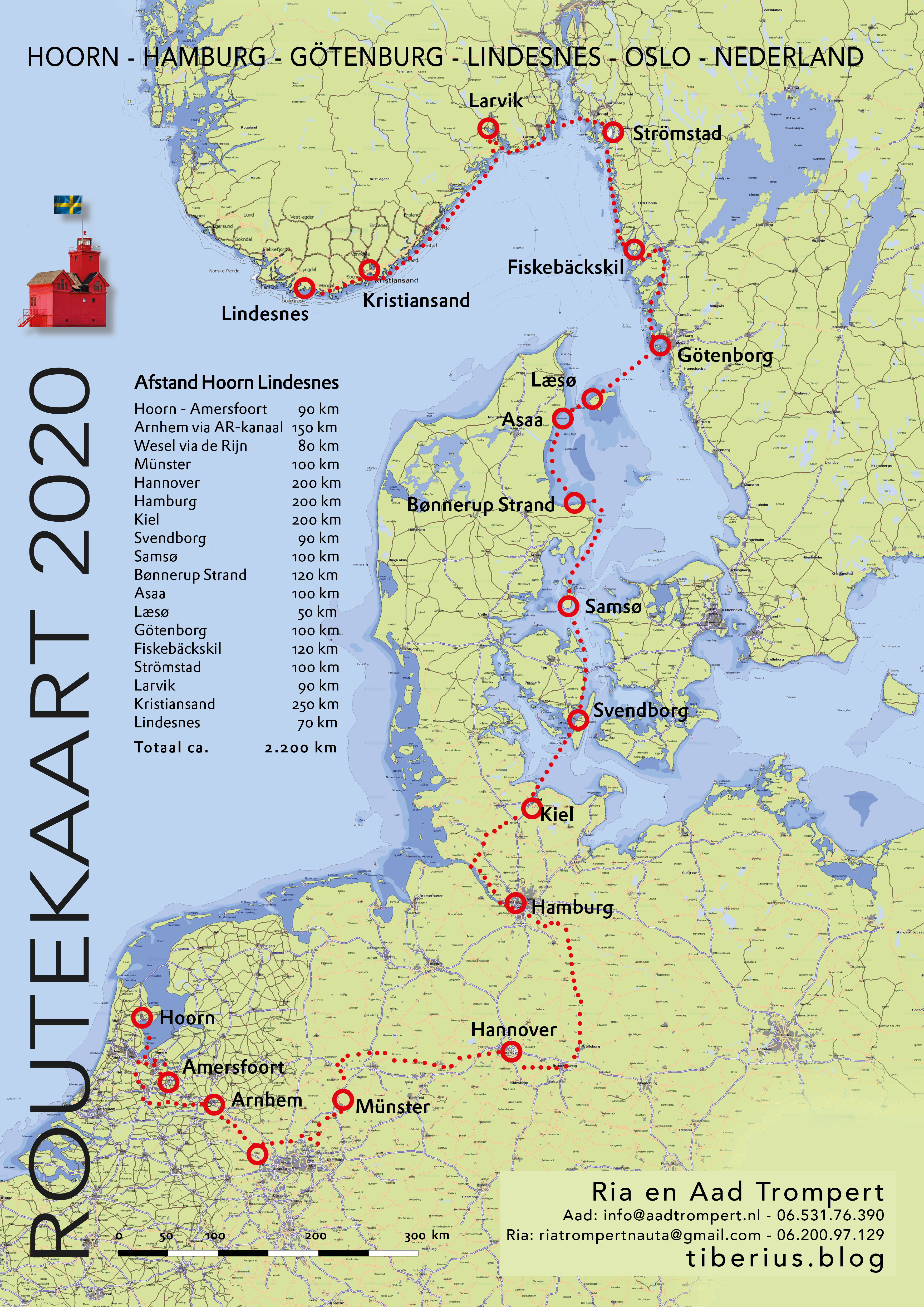 Routekaart 2020 Hoorn-Lindesnes